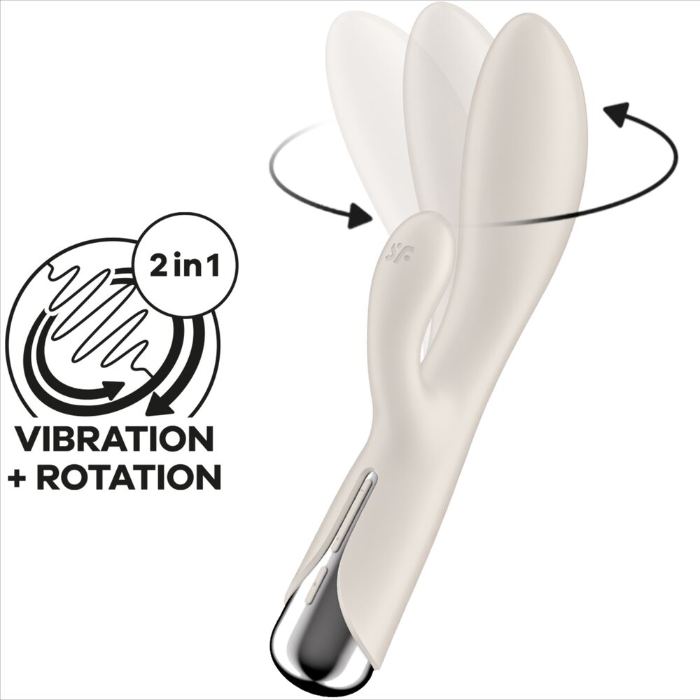 SATISFYER - SPINNING RABBIT 1 CLITORIS AND G-SPOT STIMULATION