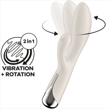 SATISFYER - SPINNING RABBIT 1 CLITORIS AND G-SPOT STIMULATION
