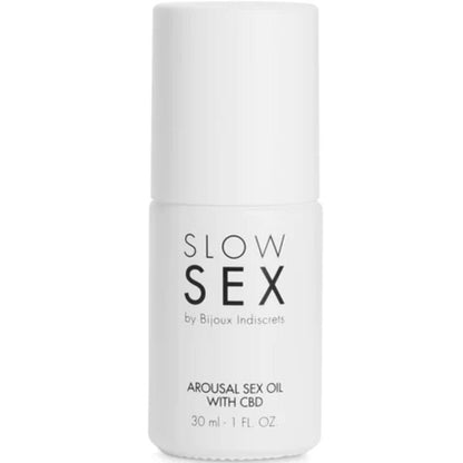 BIJOUX INDISCRETS - SLOW SEX SEXUAL MASSAGE OIL WITH CBD 30 ML
