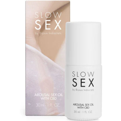 BIJOUX INDISCRETS - SLOW SEX SEXUAL MASSAGE OIL WITH CBD 30 ML