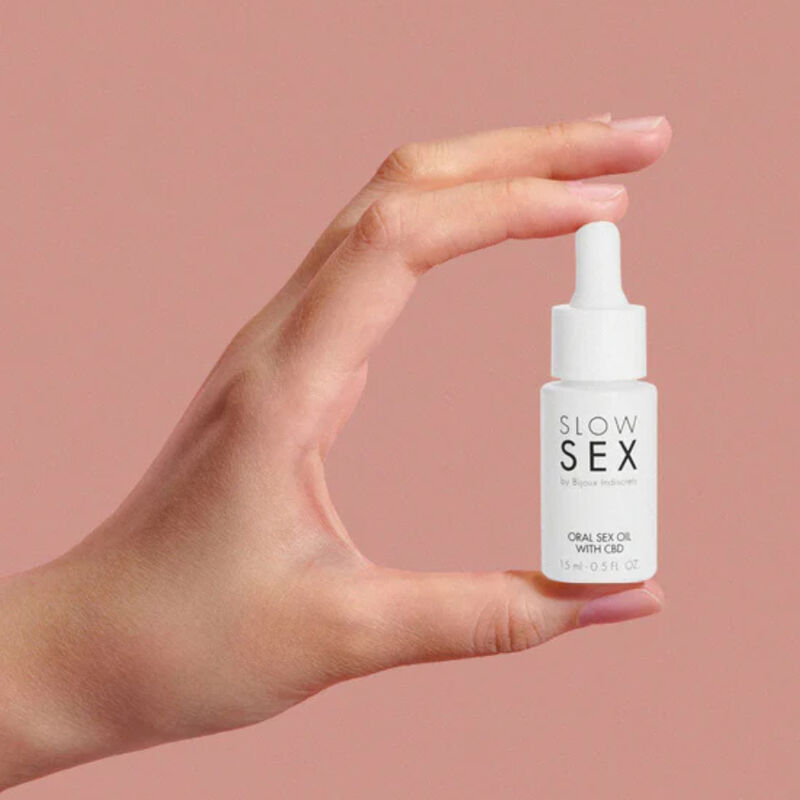 BIJOUX INDISCRETS - SLOW SEX ORAL SEX OIL WITH CBD 15 ML