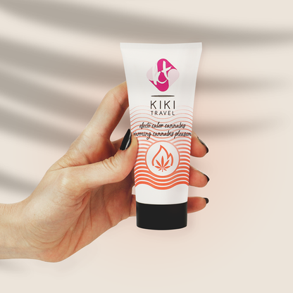 KIKÍ TRAVEL - LUBRICANTE EFECTO CALOR CANNABIS 50 ML