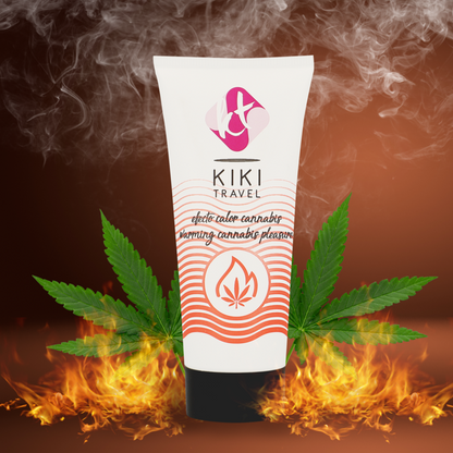 KIKÍ TRAVEL - LUBRICANTE EFECTO CALOR CANNABIS 50 ML