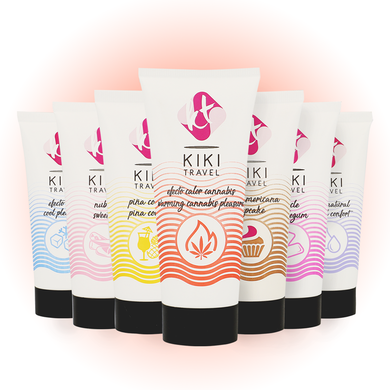 KIKÍ TRAVEL - LUBRICANTE EFECTO CALOR CANNABIS 50 ML