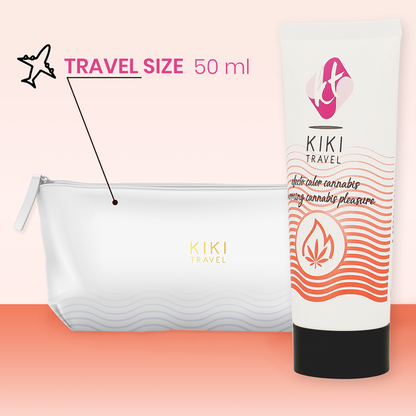KIKÍ TRAVEL - LUBRICANTE EFECTO CALOR CANNABIS 50 ML