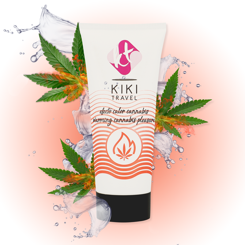 KIKÍ TRAVEL - LUBRICANTE EFECTO CALOR CANNABIS 50 ML