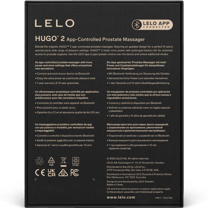 LELO - HUGO 2 PROSTATE MASSAGER