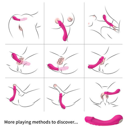 ARMONY - VIBRADOR DILDO PUNTO G SILICONA MORADO
