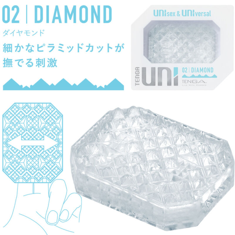 TENGA - UNI DIAMOND MASTURBATOR-Fingerhut