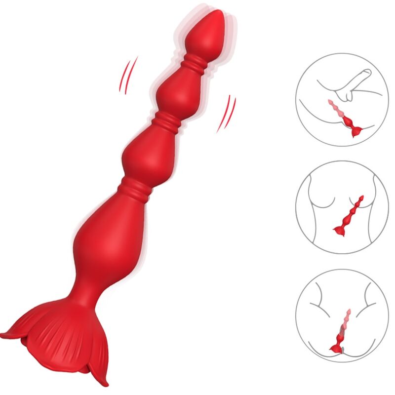 ARMONY - VIBREUR PAGODE ROSE & PLUG ANAL ROUGE