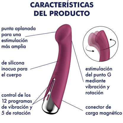 SATISFYER - SPINNING G-SPORT 1 ROTATOR VIBRATOR