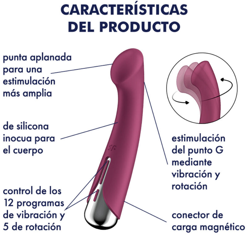 SATISFYER - SPINNING G-SPORT 1 ROTATOR VIBRATOR