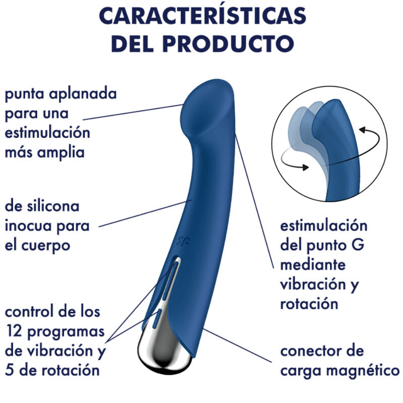 SATISFYER - SPINNING G-SPORT 1 ROTATOR VIBRATOR
