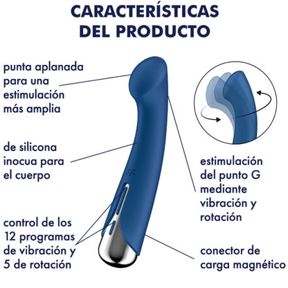 SATISFYER - SPINNING G-SPORT 1 ROTATOR VIBRATOR
