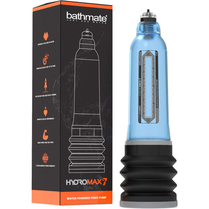 BATHMATE - POMPE D'AUGMENTATION DE PÉNIS HYDROMAX 7 BLEU