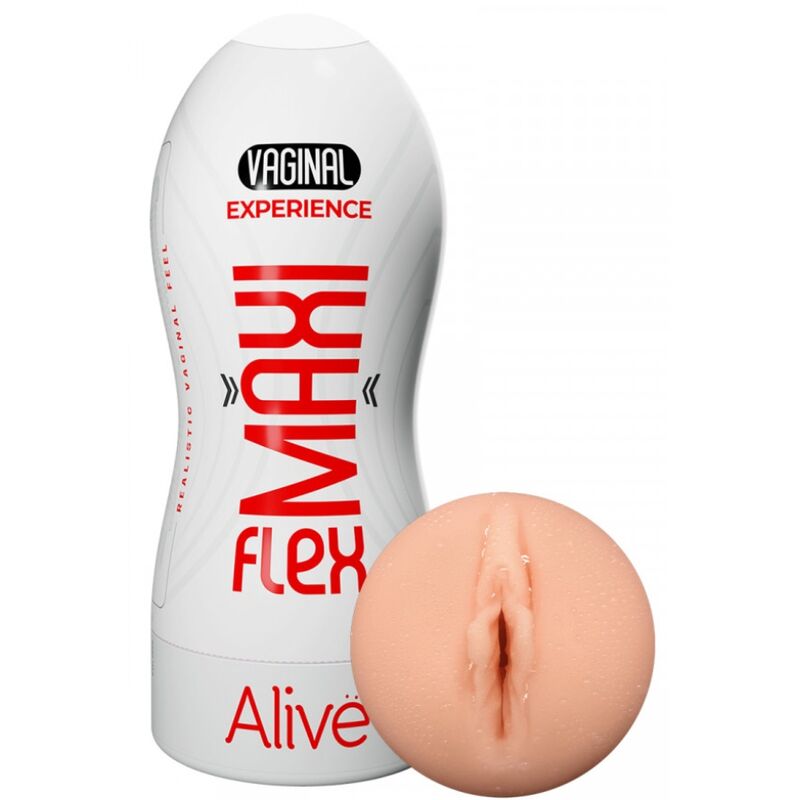 ALIVE - MAXI FLEX MALE MASTURBADOR VAGINAL SIZE L