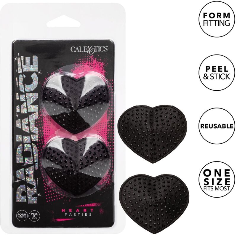 CALEXOTICS - CACHES-TÉTONS BIJOUX CŒUR RADIANCE