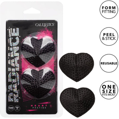 CALEXOTICS - CACHES-TÉTONS BIJOUX CŒUR RADIANCE