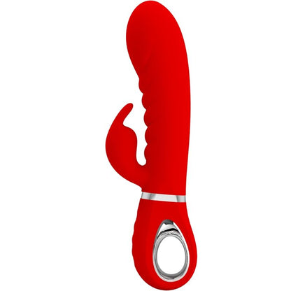 PRETTY LOVE - VIBRADOR MULTIFUNCIÓN PARA PUNTO G PRESCOTT ROJO