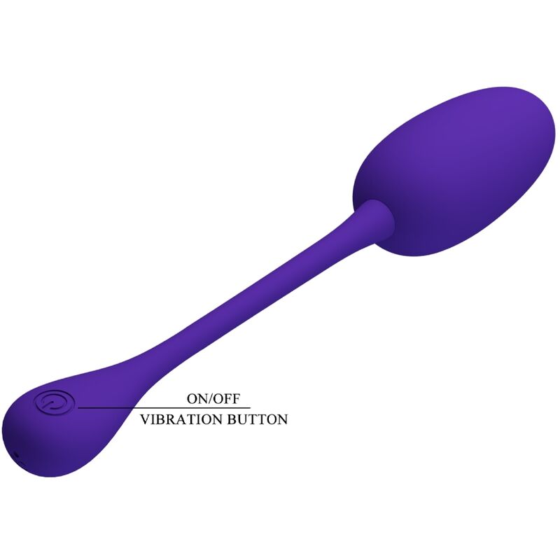 PRETTY LOVE - HUEVO VIBRADOR RECARGABLE KNUCKER PÚRPURA