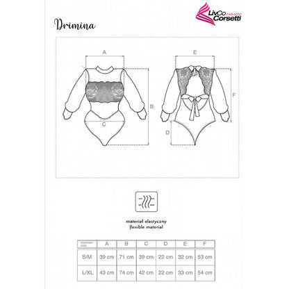 LIVCO CORSETTI FASHION - DRIMINA LC90690 BODY NANVY