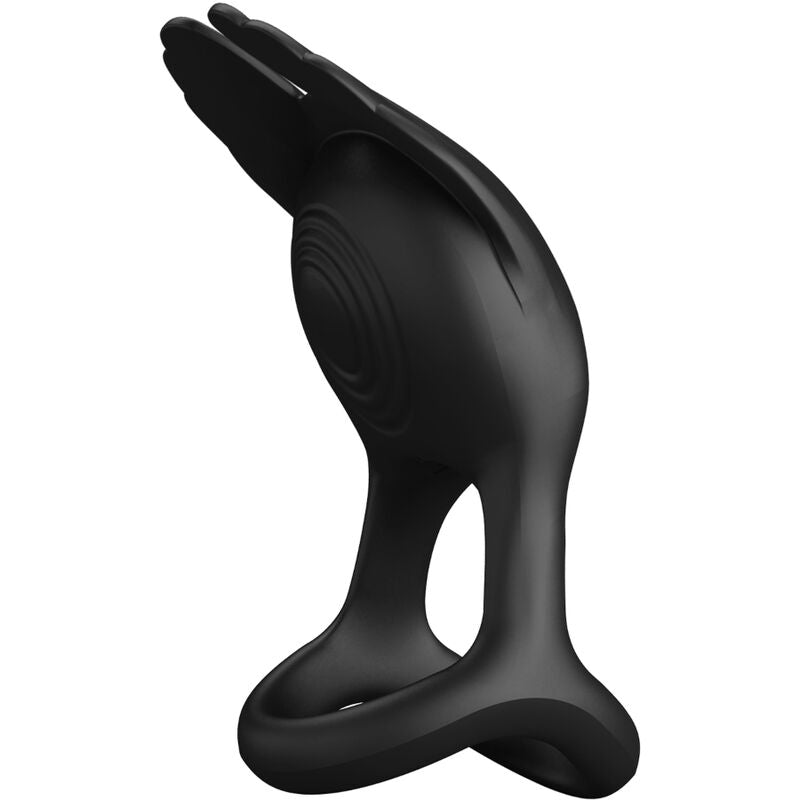 PRETTY LOVE - VIBRANT PENIS RING 7 VIBRATIONS BLACK SILICONE