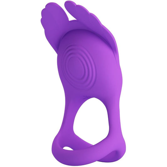 PRETTY LOVE - VIBRANT PENIS RING 7 VIBRATIONS PURPLE SILICONE