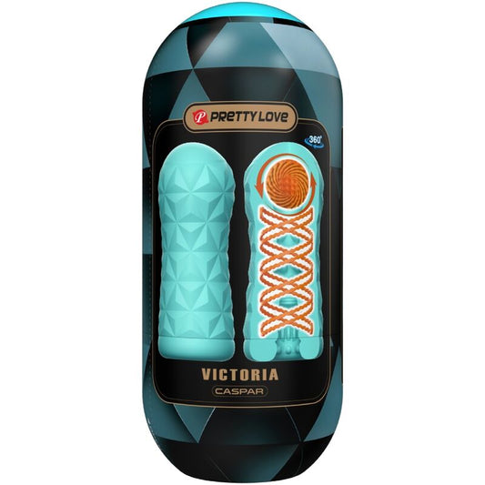 PRETTY LOVE - VICTORIA CASPAR MASTURBATOR AQUA GREEN