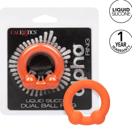 CALIFORNIA EXOTICS - ALPHA DUAL BALL RING ORANGE