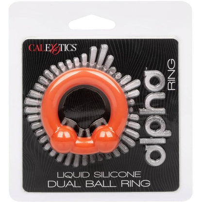 CALIFORNIA EXOTICS - ALPHA DUAL BALL RING ORANGE