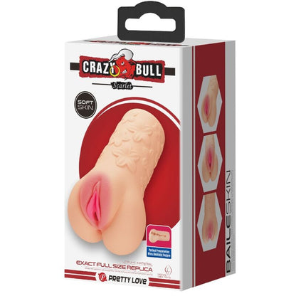 CRAZY BULL - SCARLET VAGINA-SHAPED MASTUBADOR