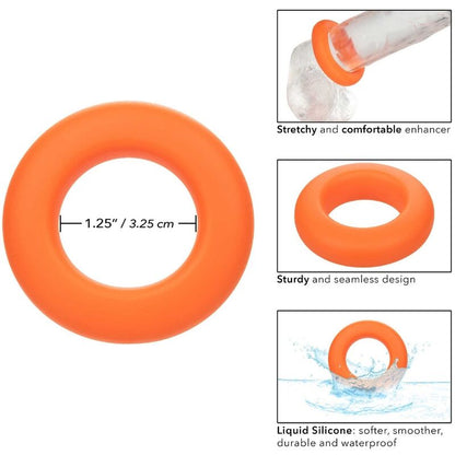 CALEXOTICS - ALPHA PROLONG LARGE RING ORANGE