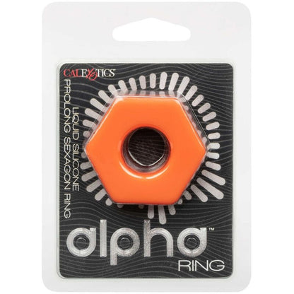 CALIFORNIA EXOTICS - ALPHA PROLONG SEXAGON RING ORANGE