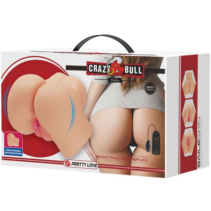 CRAZY BULL - VIBRATEUR HAILEY AVEC VAGIN ET ANUS RÉALISTES