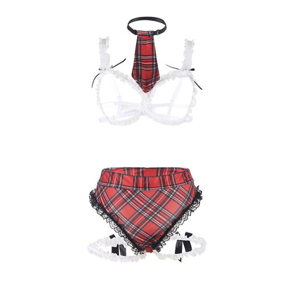 SUBBLIME - SEXY SCHOOLGIRL COSTUME WITH BRA L/XL