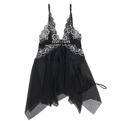 SUBBLIME - BABYDOLL FABRIC TULLE CHEST LACE