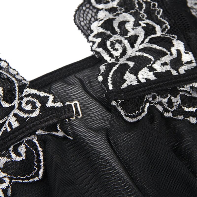 SUBBLIME - BABYDOLL FABRIC TULLE CHEST LACE