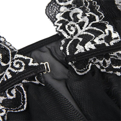 SUBBLIME - BABYDOLL FABRIC TULLE CHEST LACE