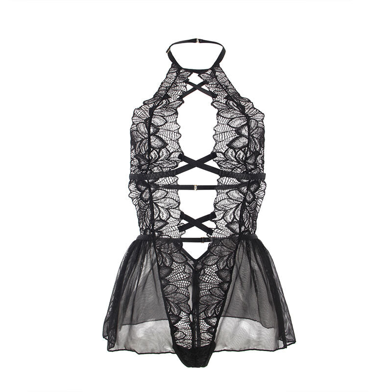 SUBBLIME - TEDDY HALTER NECK BARE BACK LACE