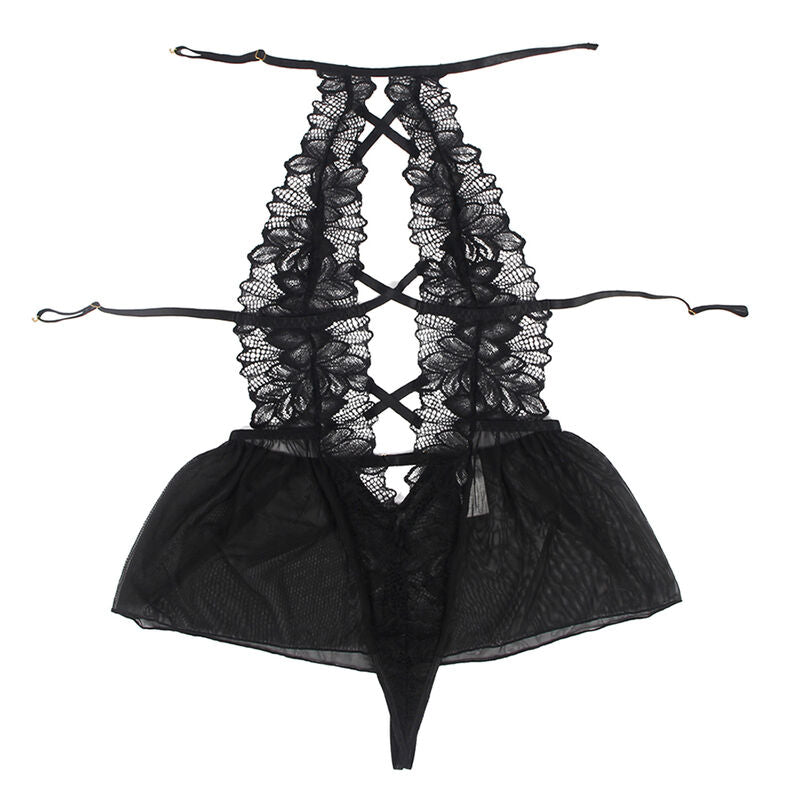 SUBBLIME - TEDDY HALTER NECK BARE BACK LACE