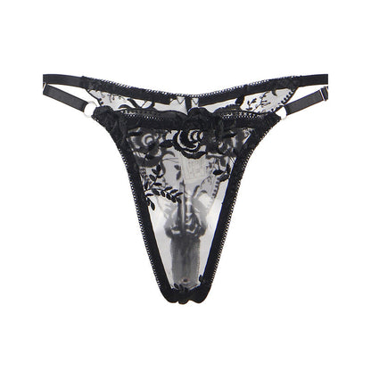 SUBBLIME - SET OF 3 PIECES BRA + THONG + GARTER FLORAL PRINT