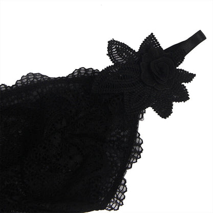 SUBBLIME - BABYDOLL TULLE FABRIC WITH LACE AND FLOWER DETAIL