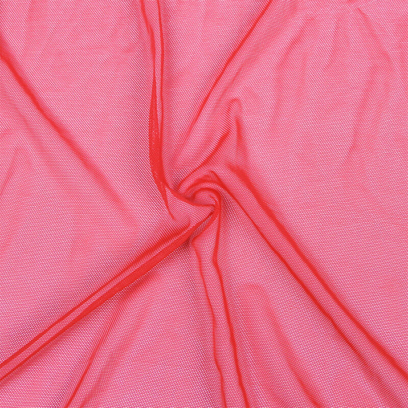SUBBLIME - TRANSPARENT FABRIC ROBE WITH LACE DETAIL