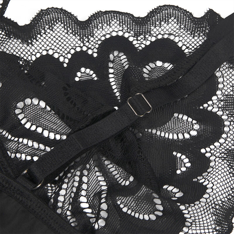 SUBBLIME - BABYDOLL WITH FLORAL PRINT CHEST