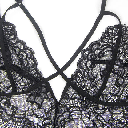 SUBBLIME - LACE BODY POLICE COSTUME BLACK L/XL