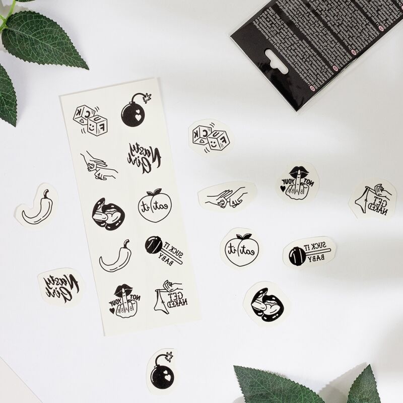 SECRET PLAY - COLLECTION DE 10 TATOUAGES ÉPHÉMÈRES ÉPICÉS