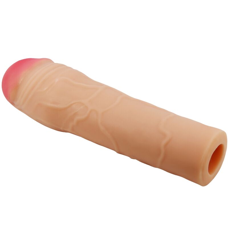 PRETTY LOVE - FUNDA EXTENSORA DE PENE CHANE COLOR CARNE