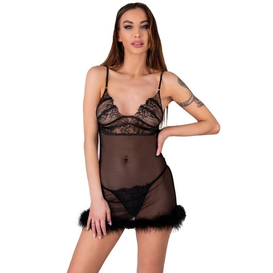 LIVCO CORSETTI FASHION - ZERUNAM SET BABYDOLL + THONG
