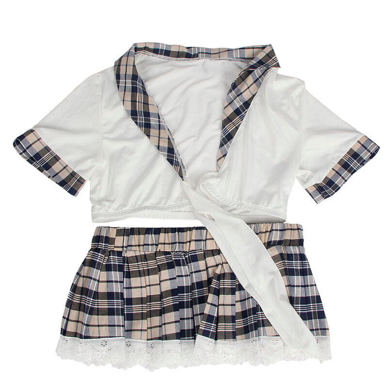 SUBBLIME - SEXY SCHOOLGIRL COSTUME TOP AND SKIRT