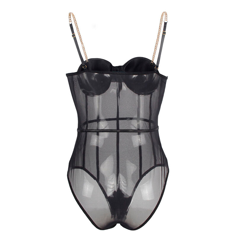 SUBBLIME - CHAIN SUSPENDERS BODYSUIT